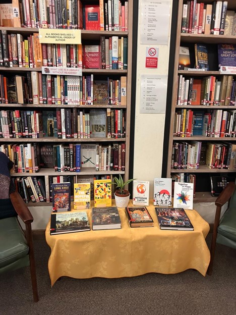 Library table for Gazette